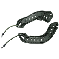 Rail de guidage latéral pour casque MICH2000 en nylon - avec bungee NVG, compatible avec les casques MICH 2000/2001/2002 et ACH