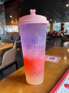 Gobelets jetables en plastique pour thé Boba, jus et lait glacés, <span class=keywords><strong>avec</strong></span> <span class=keywords><strong>couvercle</strong></span> - Product Image 1