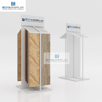 Plancher stratifié en bois d'ingénierie MDF personnalisé à double rangée de 2 mm d'épaisseur, écologique, résistant à l'eau, pour magasins de détail