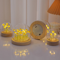 Kit de fabrication de lampe de nuit en forme de tournesol, pack de matériaux pour lampe à fleurs artificielles, cadeau de vacances