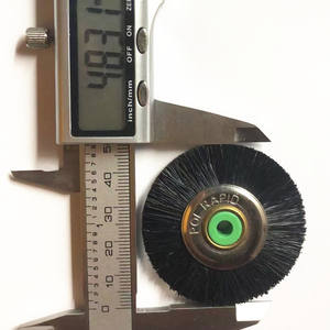 48mm Hog kıl parlatma fırçası tekerlek 2 rulo düz kıl siyah OEM ile temizlik için özelleştirilebilir - Product Image 6