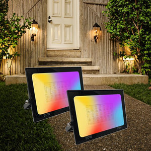 Reflector LED de Control remoto inteligente con aplicación, 20W-100W, resistente al agua, IP66, RGBCW, cuerpo de aluminio de Color para jardín, fuente de alimentación de CA - Product Image 3