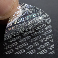 Etiqueta Adhesiva de Vinilo con Código de Seguridad, Holograma Circular Decorativo 3D Personalizado, con Brillo Arcoíris, Etiqueta Anti-falsificación