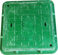 Couvercle d'accès composite SMC B125 360x360mm pour carrière et drainage routier