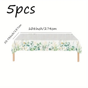 <span class=keywords><strong>Nappe</strong></span> imperméable rectangulaire jetable bonne couverture de Table à manger noire pour bureau pique-nique fêtes à la maison <span class=keywords><strong>en</strong></span> <span class=keywords><strong>papier</strong></span> non tissé - Product Image 5