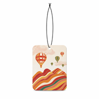Diffuseur de parfum pour voiture en bois personnalisé, motif dessin animé, pendentif suspendu, parfum longue durée, décoration de voiture