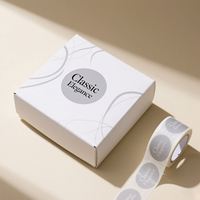Étiquettes holographiques autocollantes résistantes à l'huile, durables et écologiques pour flacons de parfum, gouttes oculaires et gel douche de 10 ml, marque privée OEM