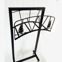 Support de tuyau d'eau de jardin/Support de tuyau d'eau/Support de tuyau autoportant 150FT/Support de rangement de tuyaux pour l'extérieur de la cour et de la pelouse