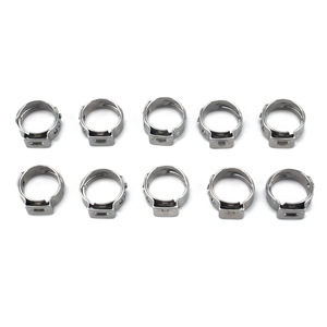 Abrazadera de manguera de acero inoxidable PEX 13.3 de una sola oreja para reparación y reemplazo de tuberías PEX - Product Image 3