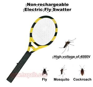 ไม้ตียุงไฟฟ้าแบบใช้ในบ้าน แบตเตอรี่ 4000V แรงดันสูง ตะแกรงหนา ชั้นเดียว ควบคุม<span class=keywords><strong>แมลง</strong></span>วันได้อย่างมีประสิทธิภาพ - Product Image 3