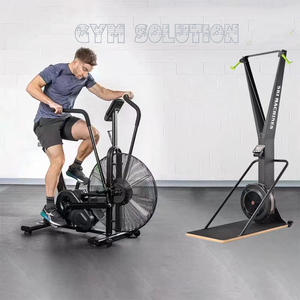 Kommerzielles Cardio-Fitness-Fitnessgerät, Windwiderstand-Cardio-Air-Bike für Cardio-Training