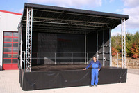 Estructura de Aluminio para Luces de DJ, Estructura para Escenarios, Conciertos y Eventos, Exhibidores de Estructuras, Certificación TUV