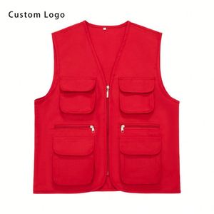 Chaleco Multibolsillos Hecho a Mano para Verano, Estilo Pescador con Logotipo Personalizado para Eventos - Product Image 1
