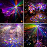 Lumière LED kaléidoscope 150W, IP20, contrôle DMX512, gradation linéaire, effet kaléidoscope, éclairage de scène pour DJ, discothèque, fête, mariage