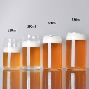 Bán buôn tùy chỉnh 16oz bia Kính bia có thể định hình thủy tinh thăng hoa trống thủy tinh có thể bia có thể thủy tinh - Product Image 3