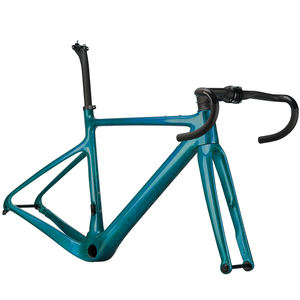 Cadre de gravier en fibre de carbone YF-R068 Super Light China Factory Vente chaude Cadres de vélo Câblage caché Routage Cadre de gravier en cristal - Product Image 1