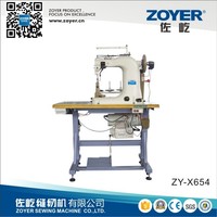 ZY-654 machine à coudre supérieure à grande vitesse industrielle à trois aiguilles à grand crochet