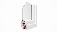Fenêtre à battant fixe en alliage d'aluminium, verre flottant insonorisé, moderne, certifiée ISO9001, pour usage extérieur, chambre, entrée, villa