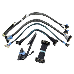 Slimline LP SFF-8654 Dual Head 90 Degree Flat <b>Cable</b> Nylon Jacket Shielded Pure Copper Conductor <b>Computer</b> Data <b>Cable</b> - Product Image 4