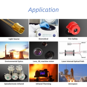 Quang học UV lớp canxi Florua biconvex ống kính caf2 hình cầu đôi-lồi ống kính cho tia cực tím Sun-Blind Detector - Product Image 6