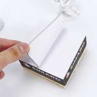 Bloc-notes personnalisé de haute qualité avec logo, palette en bois carrée pour bureau, bloc-notes personnalisé, bloc-notes en papier personnalisé
