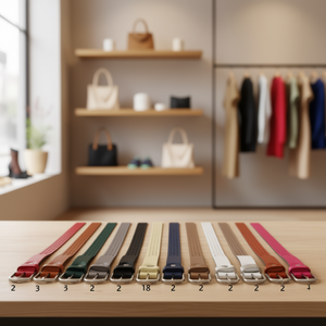 Ceinture en PU de 2,5 cm avec sangles ajourées pour femmes, ceintures tendance - Product Image 3