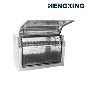 Boîtes <span class=keywords><strong>de</strong></span> rangement pour outils en aluminium à motif chevron pour <span class=keywords><strong>coffre</strong></span> à outils, organisation <span class=keywords><strong>de</strong></span> boîte à outils, plateau <span class=keywords><strong>de</strong></span> chargement en aluminium pour Toyota Hilux Canopy - Product Image 2