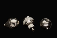 Ensemble de buses à brume haute pression pour accessoires de pulvérisateur de jardin avec angle de pulvérisation de 180° en laiton nickelé
