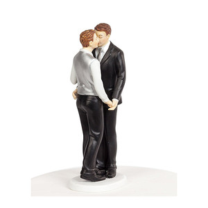 Divertente Comico Gay Wedding Cake Topper Wedding Oggetti Da Collezione Souvenir Regali Personalizzati Resina Figurine di Nozze - Product Image 2