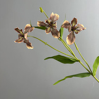 Fleur artificielle d'hortensia boule de neige en plastique peinte par pulvérisation, décoration florale de luxe léger pour salon et maison, fleurs artificielles
