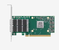 Carte adaptateur Mellanox MCX623106AN-CDAT Connect X 6 Dx EN 100GbE double port QSFP56 PCIe 4.0X16 Modules de communication Ethernet