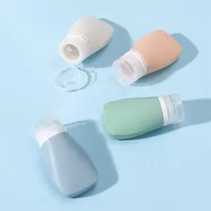 LAGER Bunte 60ml Soft Touch Silikon-Quetsch flasche für Shampoo Conditioner Travel Size Hautpflege verpackung
