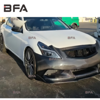 Couvre-pare-chocs avant en fibre de carbone de spécification IPL fabriqué par BFA, amélioration aérodynamique pour G35 G37 4 portes