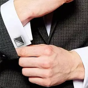 Handmade Personalized Cufflinks for Men Luxury Cufflinks Wedding Cufflinks Groomsmen Gifts-Initial