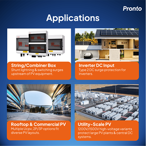 KORLEN Compact 2P DC 1000V SPD <span class=keywords><strong>protezione</strong></span> contro i fulmini T2 20kA 40kA Solar SPD Surge protettore - Product Image 5