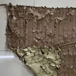 Voile d'ombrage <span class=keywords><strong>camouflage</strong></span> en polyester robuste <span class=keywords><strong>de</strong></span> qualité supérieure - Voile solaire rectangulaire beige avec coins et coutures renforcés - Product Image 1