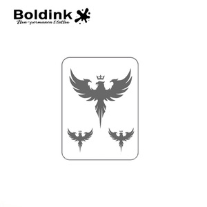Tatuaje Temporal de Tinta Jagua de Larga Duración (2 Semanas), Resistente al Agua, con Diseño Realista de Águila con Corona, Símbolo de Poder, Personalizado por Boldink - Product Image 6