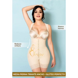 Gluteo Perfecto Media Piernade Tirante Enhancer Shapewear controllo pancia vita mutandine modellante pancia Faja - Product Image 3