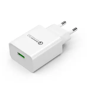 Fast Charger 18W 3A QC 3.0 USB Charger Quick Charge QC3.0 Wall Adapter EU Plug Mobile Phone Charger