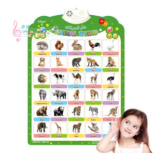 Póster Educativo de Animales con Sonidos en Árabe e Inglés, Juguete Infantil Más Vendido de Todos los Tiempos - Product Image 1