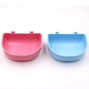 ชามแขวนสำหรับสัตว์เลี้ยง สีชมพู ทรงกลม แบบพกพา สำหรับใส่อาหารและน้ำสำหรับสุนัขและแมว - Product Image 3