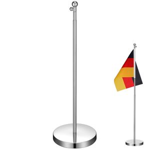Bandera de Escritorio <span class=keywords><strong>Nacional</strong></span> Personalizada con Certificado CE, Mini Banderas de Oficina de EE. UU. con Base y Soporte - Product Image 4