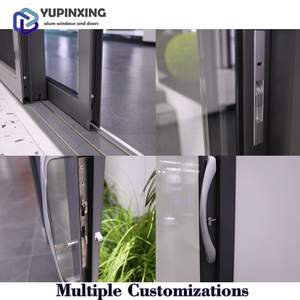 Français Coulissant Mur en Verre Télescopique Moderne Extérieur Extérieur Patio Arrière Alliage d'Aluminium Portes Coulissantes - Product Image 2