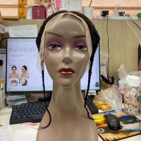 FH postiches tressées frontales pour femmes 13x4 postiche dentelle frontale naturelle du cuir chevelu, cheveux humains brésiliens