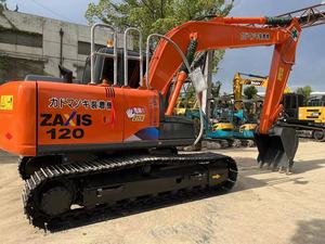 Excavadora de orugas HITACHI ZX 120 ZX120 original de Japón de 12 toneladas de buena calidad, miniexcavadoras medianas de segunda mano listas para enviar - Product Image 6