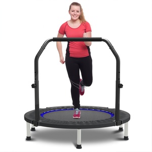 Nouveau mini trampoline pliable, mini trampoline de fitness réglable pour l'intérieur, le jardin, la maison, exercice intérieur, entraînement, trampoline rebondissant - Product Image 2