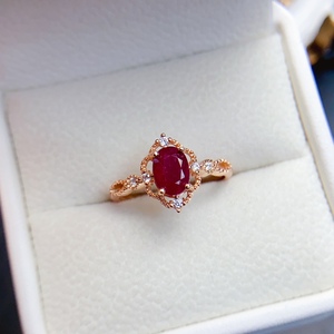 Nhẫn Onyx <span class=keywords><strong>Ruby</strong></span> tự nhiên bạc 925 đỏ đen bán buôn - Product Image 5