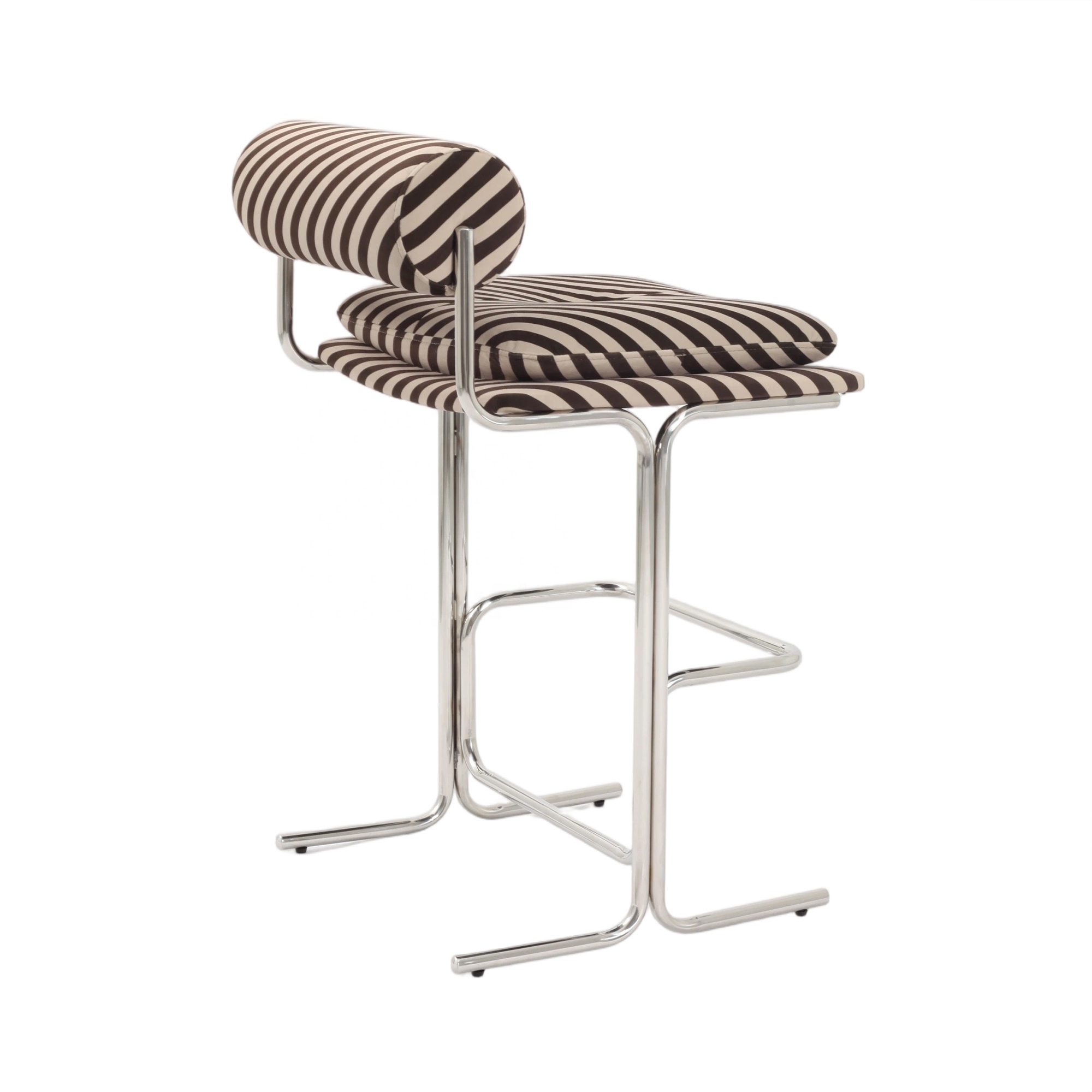 Modern Minimalist Cantilever Bar Stool – Bauhaus Stainless Steel Counter Chair for Kitchen, Home & Hotel - View 3