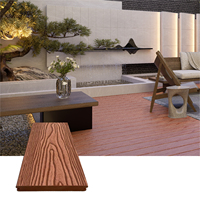 Revêtement de sol en composite bois-plastique (WPC) imperméable et antidérapant pour extérieur, jardin, patio, balcon
