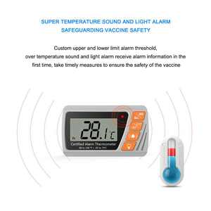 Thermomètre et hygromètre de haute précision pour congélateur médical, thermomètre de pharmacie, Elitech VT-10 - Product Image 4